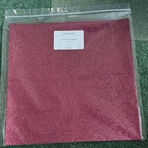 Cricut Pink Glitter Paper